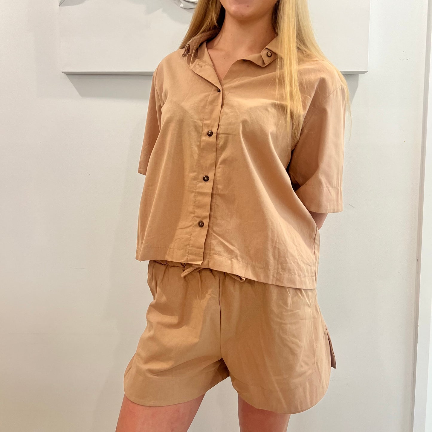 Button-Up Linen Coord