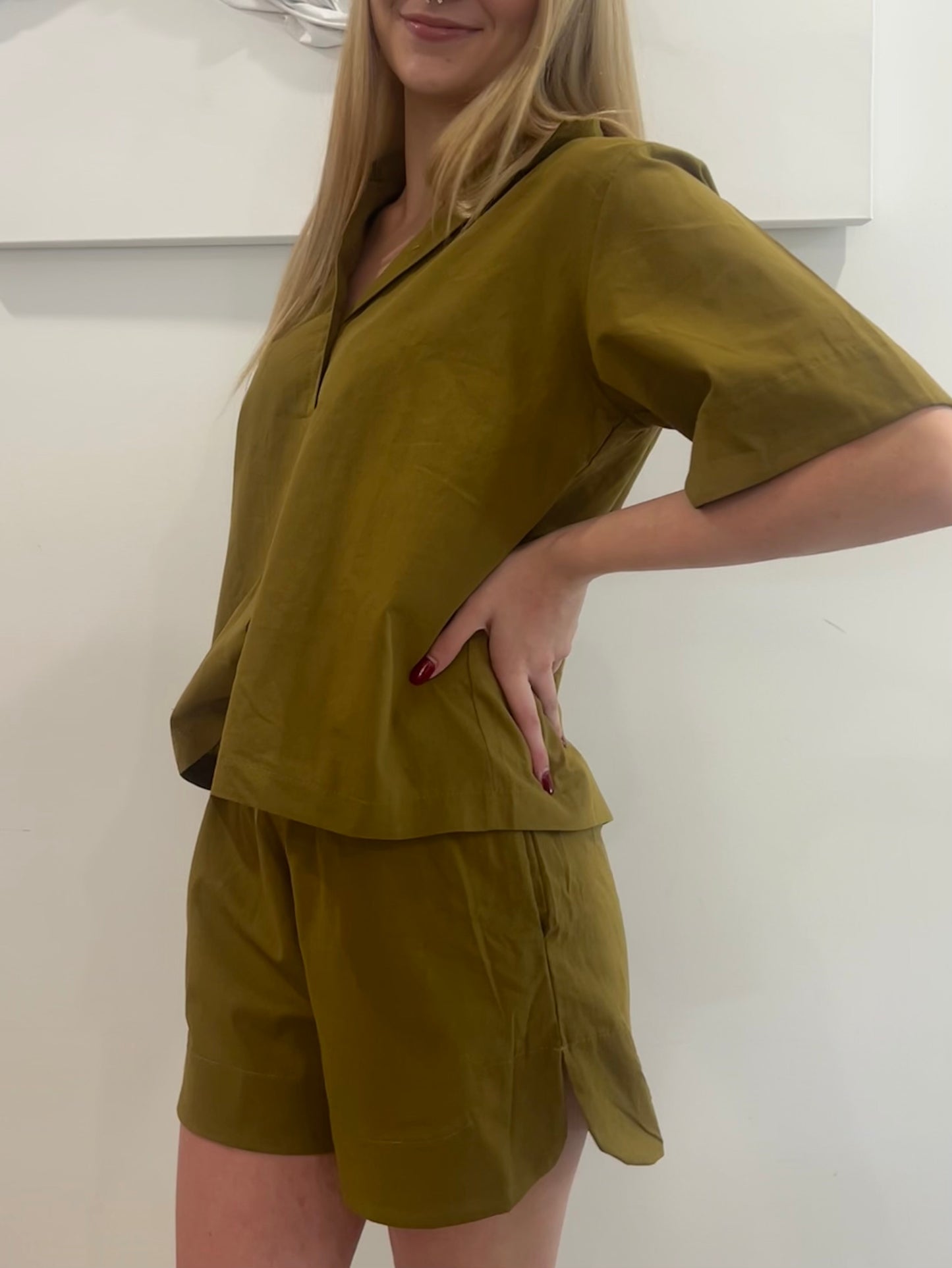 Button-Up Linen Coord