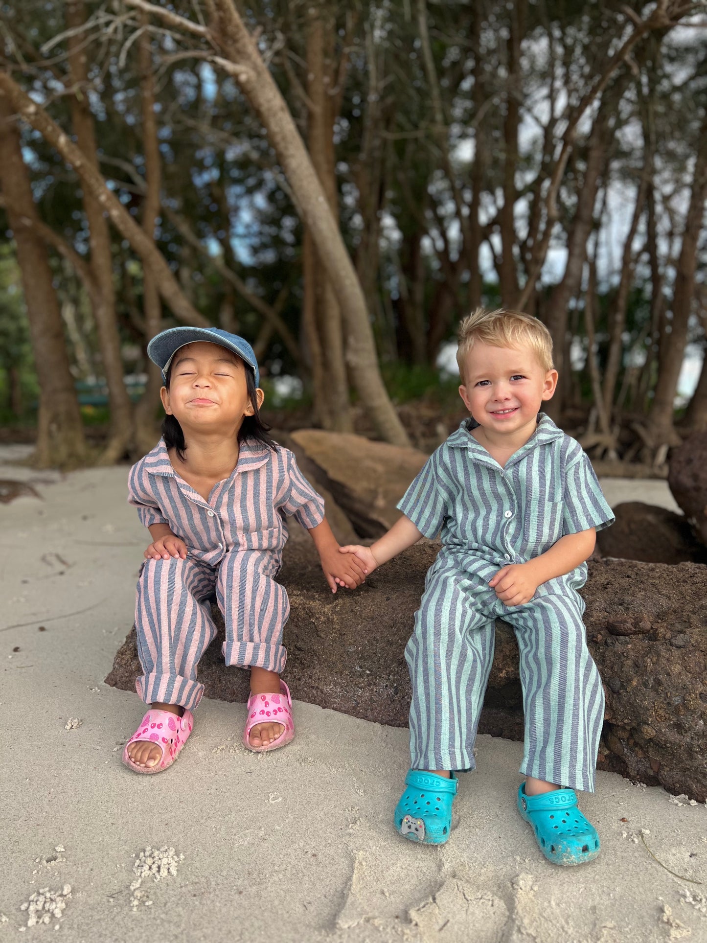 Bedtime Giggles (Pink Stripe)