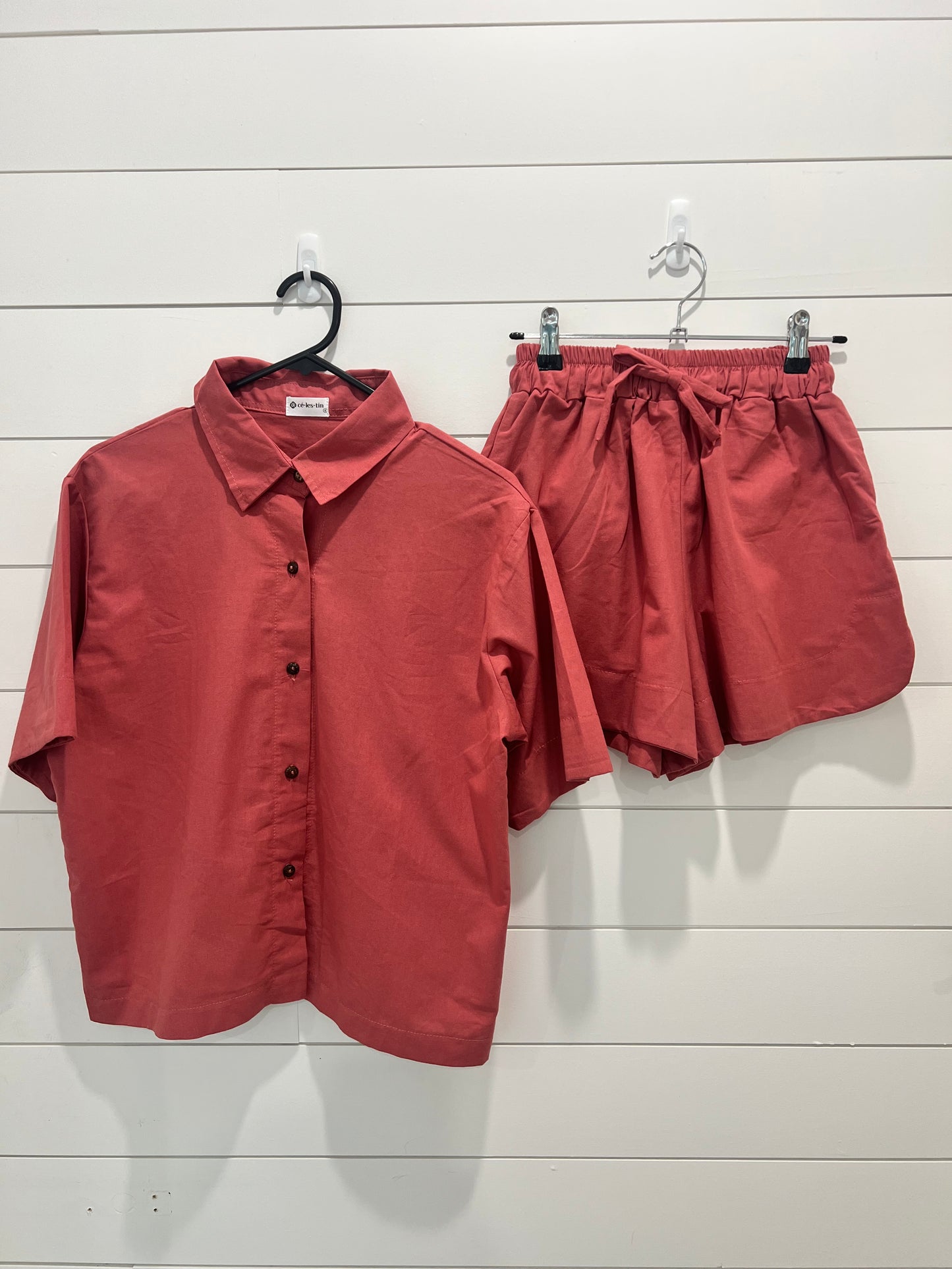 Button-Up Linen Coord