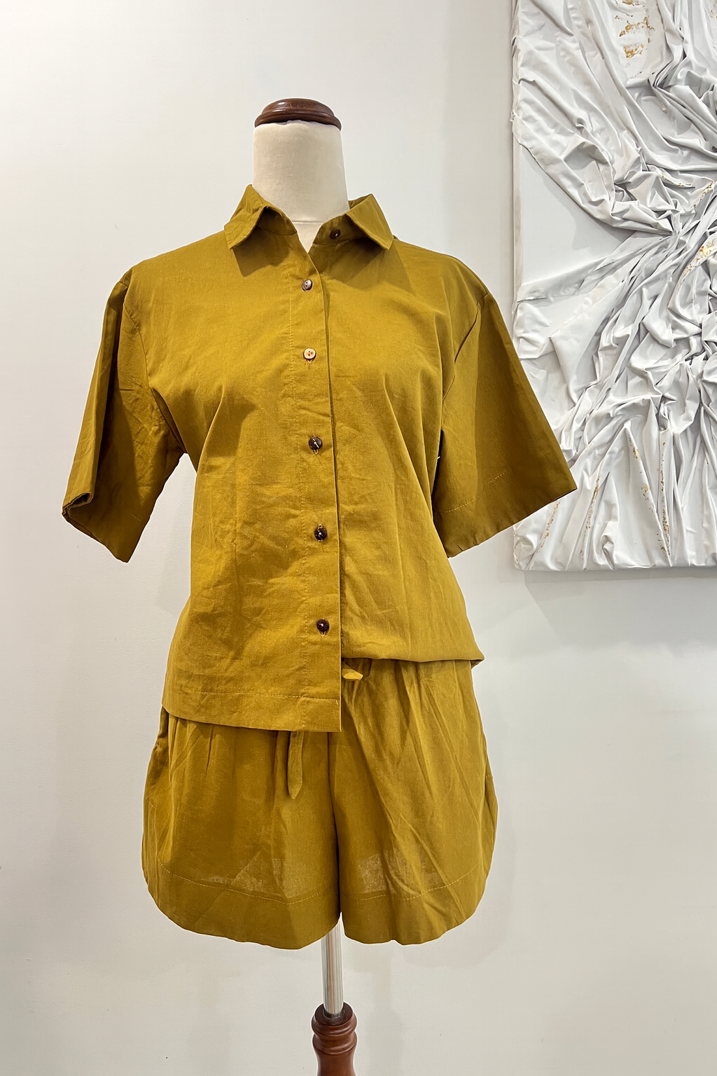 Button-Up Linen Coord