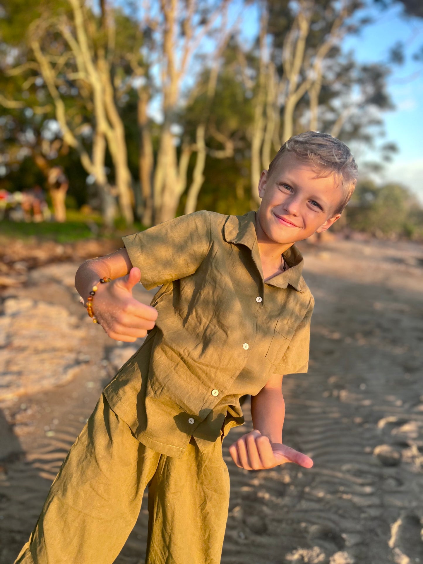 Garden Play (Olive Tone)