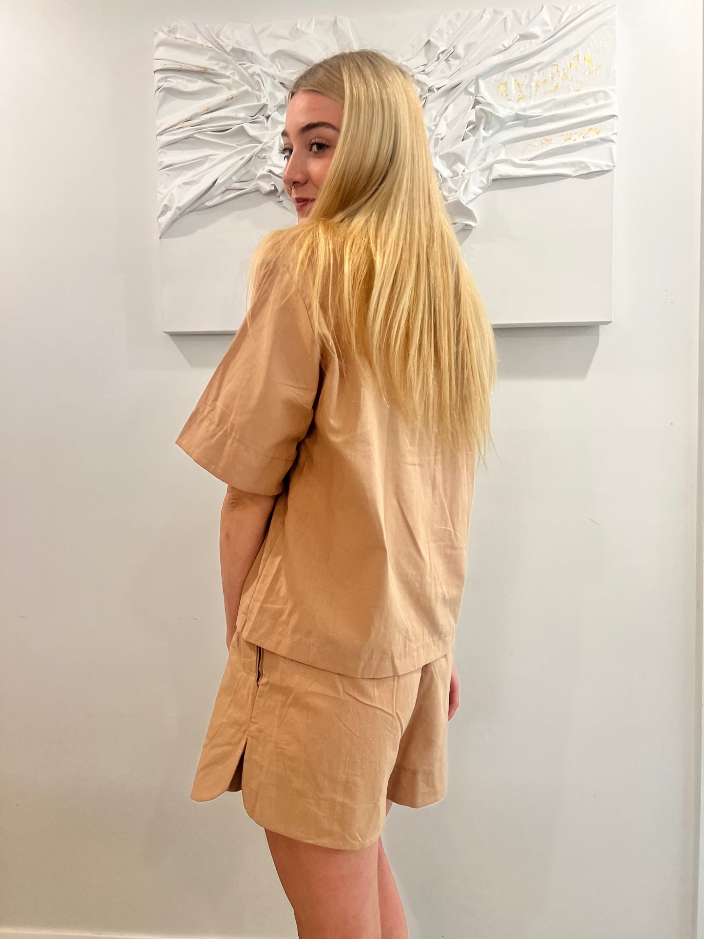 Button-Up Linen Coord