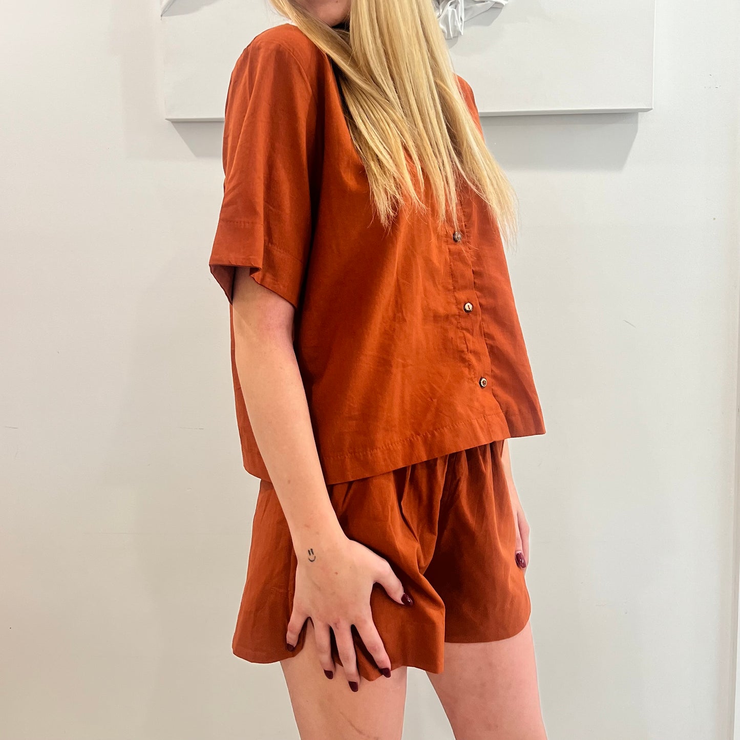 Button-Up Linen Coord