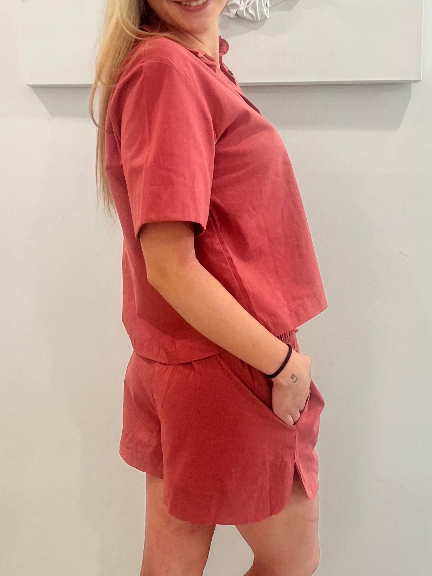 Button-Up Linen Coord