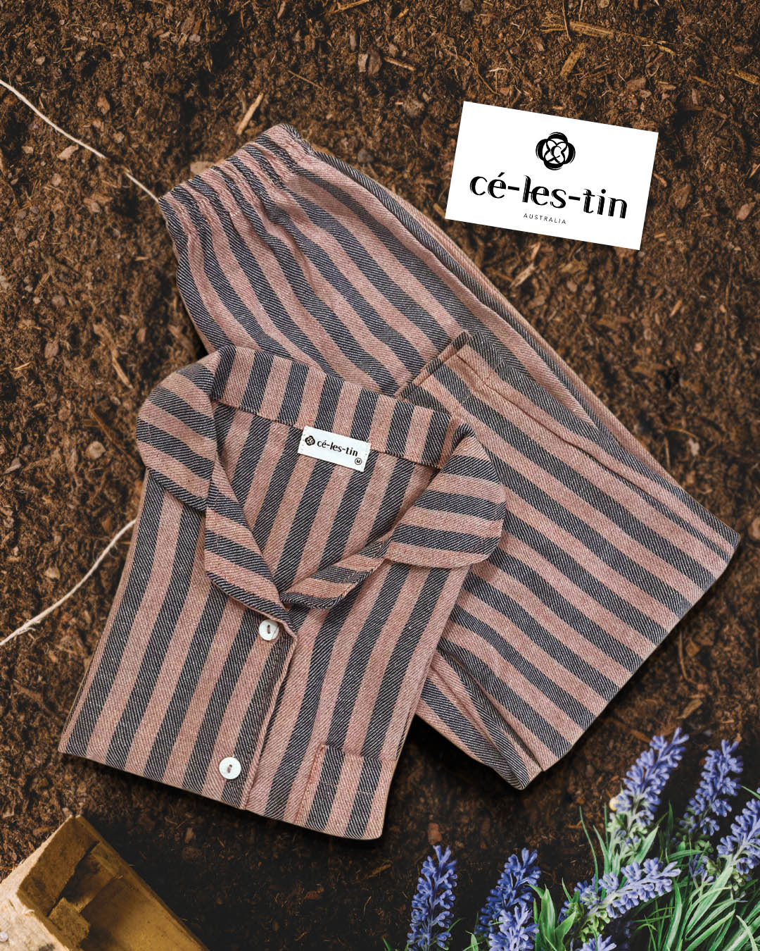 Bedtime Giggles (Pink Stripe)