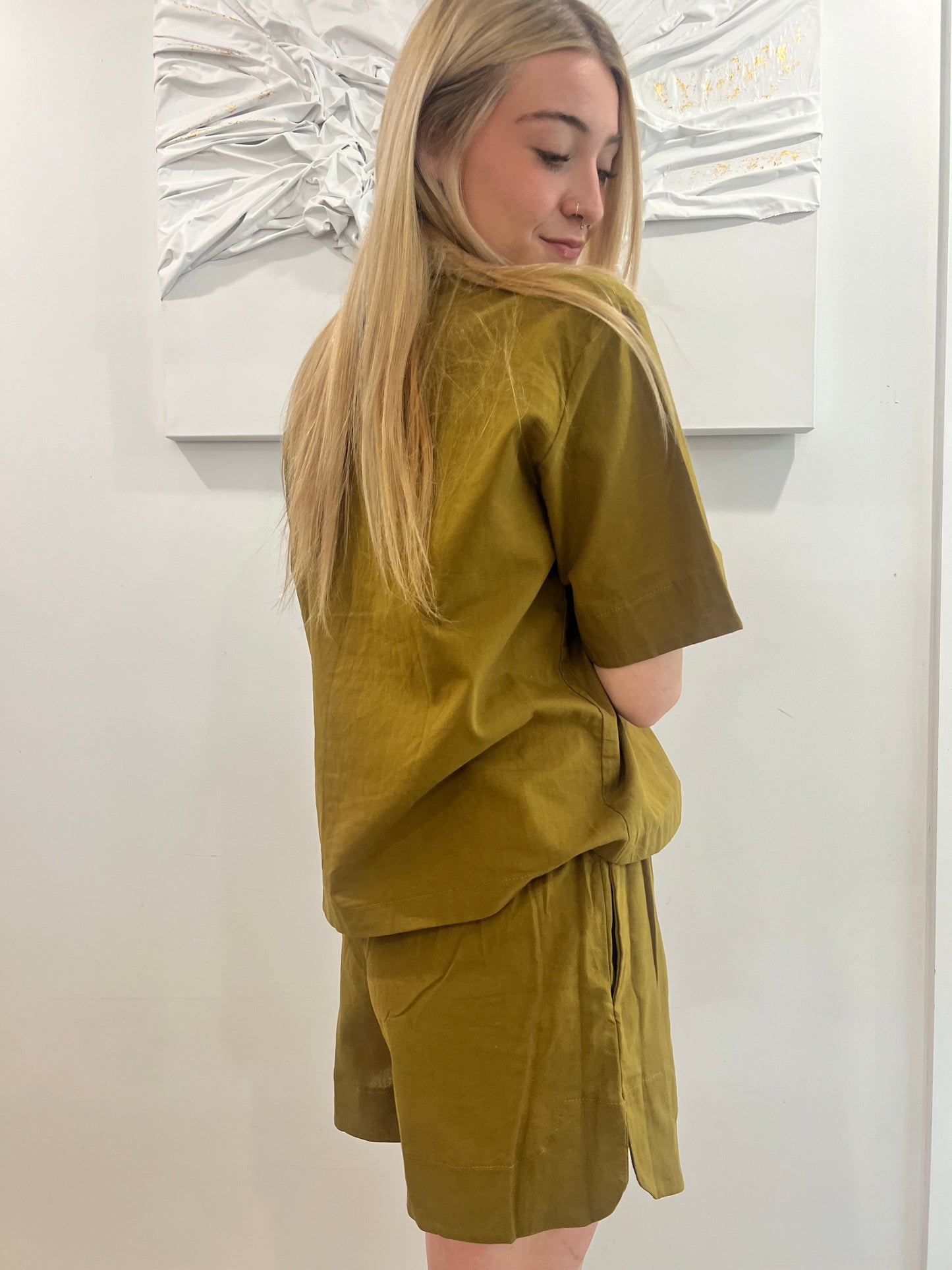 Button-Up Linen Coord