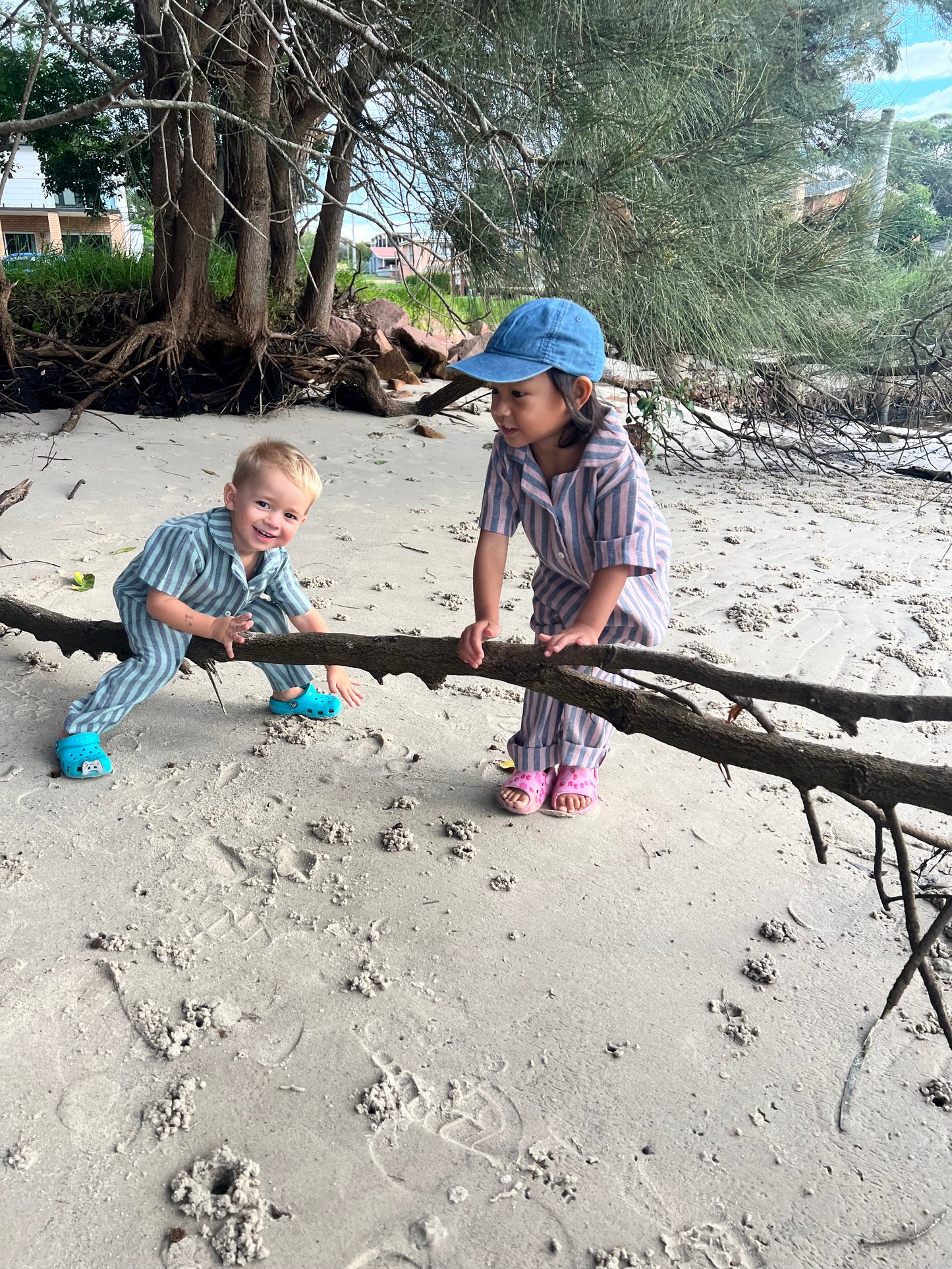 Bedtime Giggles (Pink Stripe)