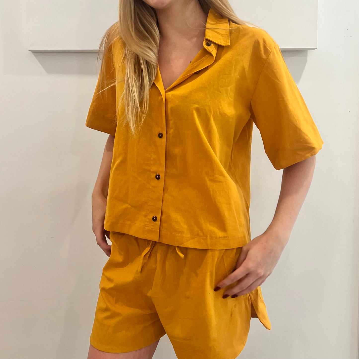 Button-Up Linen Coord