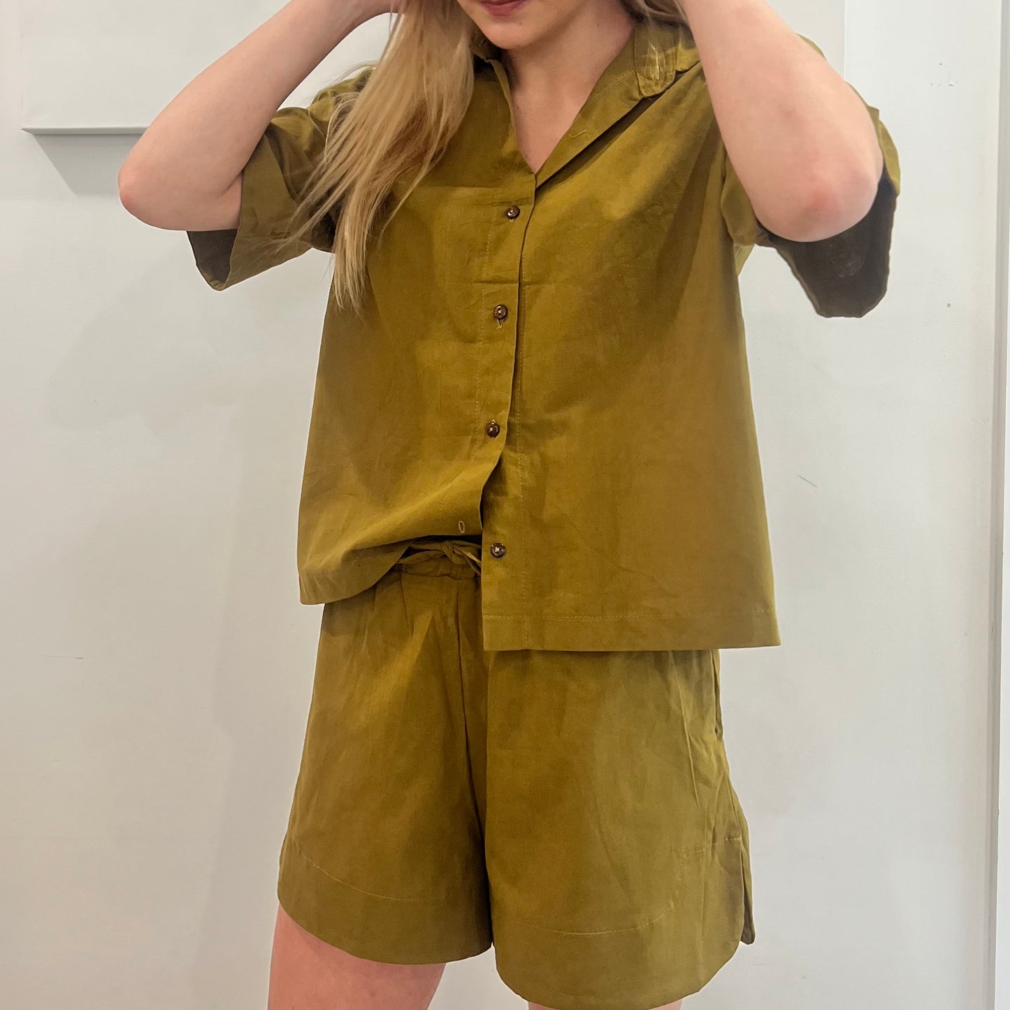 Button-Up Linen Coord